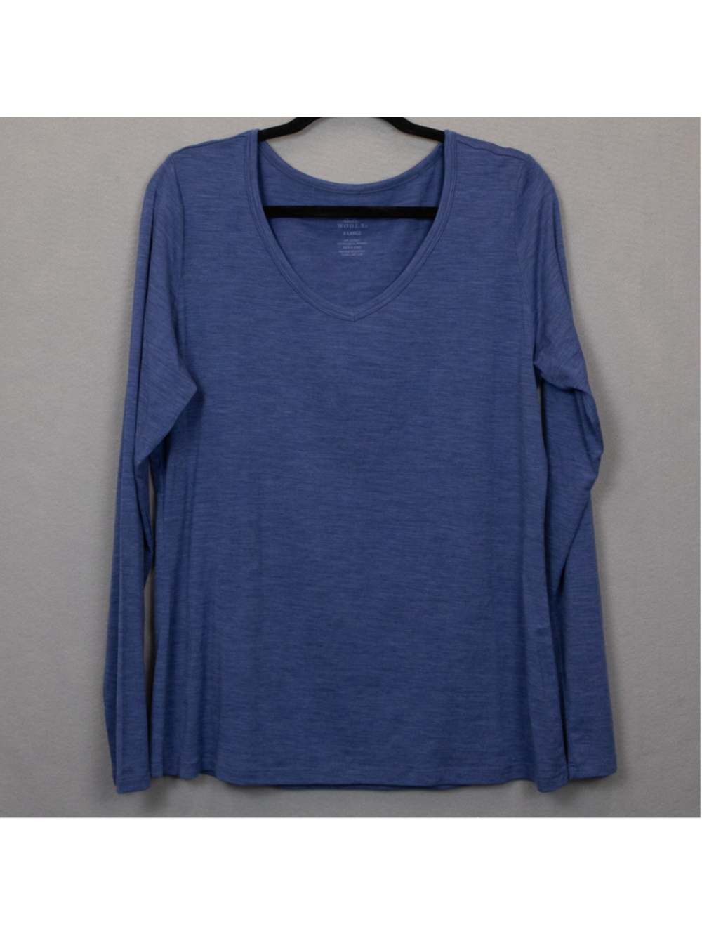 WoolX blue long sleeve shirt-XL